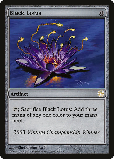 Black Lotus Vintage Championship Winner